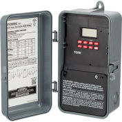 NSI TORK® DG100A 7 Day Digital Timer w Holidays, 1 Channel, 20A, 120-277V, SPDT