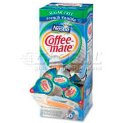 Nestle® Coffee-Mate Non-Dairy Liquid Creamer Single, Sugar Free Fr Vanilla, 0.375 oz., 50/Box