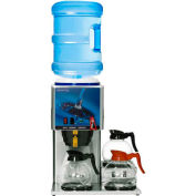 Newco 773346 - KB-3F Coffee Brewer, Bottled Water, Decanter, 3 Warmer, 120V, 16-1/2" x 18" x 22-1/8"