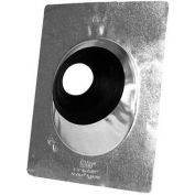 Oatey 11871 1-1/2" - 3" Galvanized All-Flash 11"L x 14-1/2"W Base - Pkg Qty 12