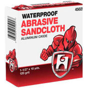 Hercules 45025 Sandcloth Waterproof 10 Yd Plumber's Grit Roll - Pkg Qty 24
