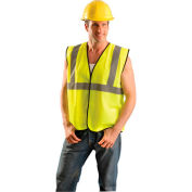 OccuNomix Class 2 Solid Vest Hi-Vis Yellow L/XL, ECO-G-YL/XL