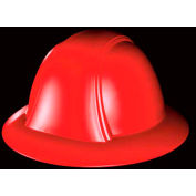 OccuNomix Vulcan Full Brim Hard Hat With Ratchet Suspension Red, VF200-03