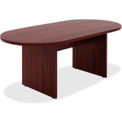 Lorell® 72" Oval Conference Table - Mahogany - Chateau Series