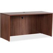 Lorell® Credenza Shell - 66.1" x 29.5" x 29.5" - Walnut - Essentials Series