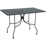 Premier Hospitality Furniture 30&quot; x 48&quot; Rectangular Table Black With Butterfly Legs
