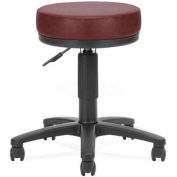 OFM Utili-Stool, Anti-Mircobial/Anti-Baterial Vinyl, Wine