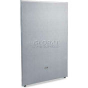 OFM Core Collection RiZe Series 63" x 37" All Vinyl Floor Panel, Gray with Gray Frame (P6337-GF-GV)