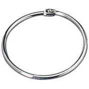 Officemate® Loose-Leaf Book Rings, 1" Diameter, Silver, 100/Box
