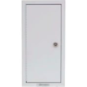 Omnimed® 182180 Segmented Narcotics Cabinet I-IV - 4 Compartments, 17-3/4"H x 9"W x 4-1/2"D