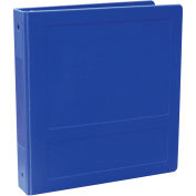 Omnimed® 2-1/2" Molded Ring Binder, 3-Ring, Side Open, Holds 450 Sheets, Blue