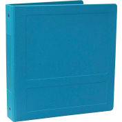 Omnimed® 2-1/2" Antimicrobial Binder, 3-Ring, Side Open, Holds 450 Sheets, Aqua