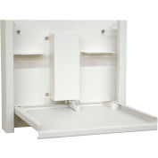 Omnimed® Mini Wall Desk, Powder Coated Steel, White