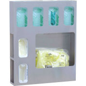 Omnimed® Stainless Steel Isolation Storage Station, 21"W x 4-1/2"D x 26"H
