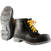 Dunlop Men's Boot, 6" Polyblend Black Plain Toe W/Cleated Outsole, PVC, Size 7