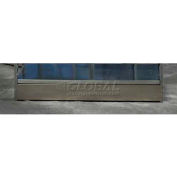 Excalibur Metal Kickplate, MKP5X24, 24"W X 5"D, To Fit 24"W Shelving Unit, Galvanized
