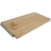 Excalibur Additional B-System Shelf, WDSB18X36SL, 36"W X 18"D, Clear Finished Pine