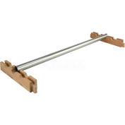 Excalibur Single Hangrod Assembly, WDSHA24X24SL, 24"W X 24"D, Wood/Plated