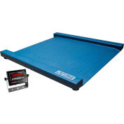 Optima 917 Series Heavy Duty Large Platform Digital Drum Scale With LED Indicator, 5,000 lb x 1 lb