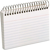 Oxford® Spiral Index Cards 40282, 3" x 5", White, 1 Each