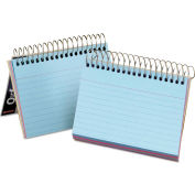 Oxford® Spiral Index Cards 40286, 4" x 6", Assorted, 1 Each