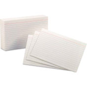 Oxford® Rule Index Cards 41, 4" x 6", White, 100/Pack