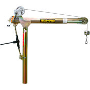 OZ Lifting Tele-Pro Davit Crane 500 Lb. Capcity W/ Manual Winch And Brake