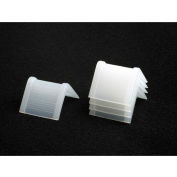 Pac Strapping Plastic Strap Guard Corner Protectors, 1"L x 1-3/8"W, White, Pack of 1000