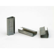 Pac Strapping Snap On Polypropylene Strapping Seals, 5/8" Strap Width, Silver, Pack of 1000