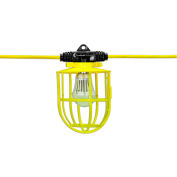 Hang-A-Light® 111100 100 ft. LED String Light - Plastic Cages w/ 15W LED Bulbs 14/2 SJTW