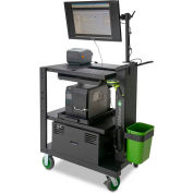Newcastle Systems PC Series Mobile Powered Workstation, 35.5"W x 26"D, 100AH Battery