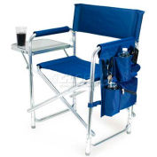 Picnic Time Sports Chair 809-00-138-000-0, 19"W X 4.25"D X 33.25"H, Navy