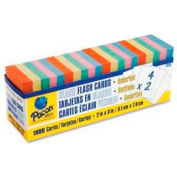 Pacon® Blank Flash Card Dispenser Box, 2" x 3", Assorted, 1000 Cards/Pack