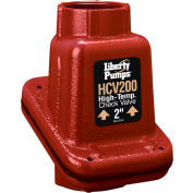 Liberty Pumps HCV200 2" High Temp Swing Check Valve, Cast Iron, FNPT Connection Type