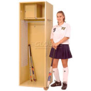 Penco 6WFD21-812 Stadium® Locker With Shelf & Security Box,24"Wx21"Dx76"H, Green, All Welded
