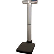 Health O Meter 499KL Waist High Digital Physician Scale 500 x 0.2lb/ 220 x 0.1kg w/ Wheels