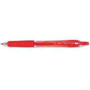 Pilot® BeGreen Precise Rollerball Pen, Retractable, Red Ink, Fine, Dozen