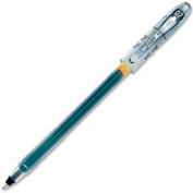 Pilot® Neo-Gel Rolling Ball Pen, Non-Refillable, Clear Barrel, 0.7mm, Black Ink, Dozen