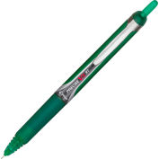 Pilot® Precise V5 RT Rolling Ball Retractable Pen, Extra Fine, 0.5mm, Green Barrel/Ink