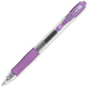 Pilot® G2 Gel Retractable Rollerball Pen, Extra Fine, 0.5mm, Purple Ink, Dozen