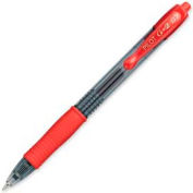 Pilot® G2 Gel Retractable Rollerball Pen, Fine, 0.7mm, Red Ink, Dozen