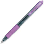 Pilot® G2 Gel Retractable Rollerball Pen, Fine, 0.7mm, Purple Ink, Dozen
