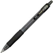 Pilot® G2 Gel Retractable Rollerball Pen, Bold, 1.0mm, Black Ink, Dozen