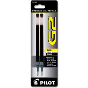 Pilot® G2 Gel Pen Refill, Bold, Black Ink, 2/Pack