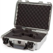 Nanuk 923 Series Airtight Watertight Case with Foam 923-1005 - 18-5/8"L x 14-3/8"W x 6-5/16"H Silver