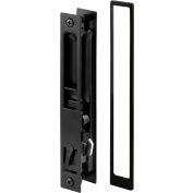 Prime-Line® Sliding Door Handle Set, Black Diecast, No Pull, Croft, C 1101