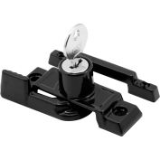 Prime Line F 2583 Window Sash Lock, Keyed Cam Action, Universal, Black Diecast