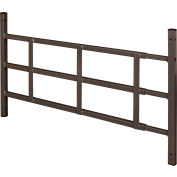 Prime-Line S 4754 Fixed Window Guard, 22"-38"W X 15"H, 3 Bar, Brown
