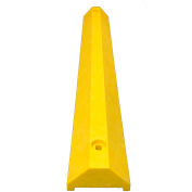 4' Ultra Parking Block with Hardware, 3-1/4"H, Yellow, ULTRA3648PBY