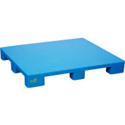 Rackable Smooth Surface Pallet 39x46-7/8, 8800 Lb Floor&2200 Lb Fork Cap.
